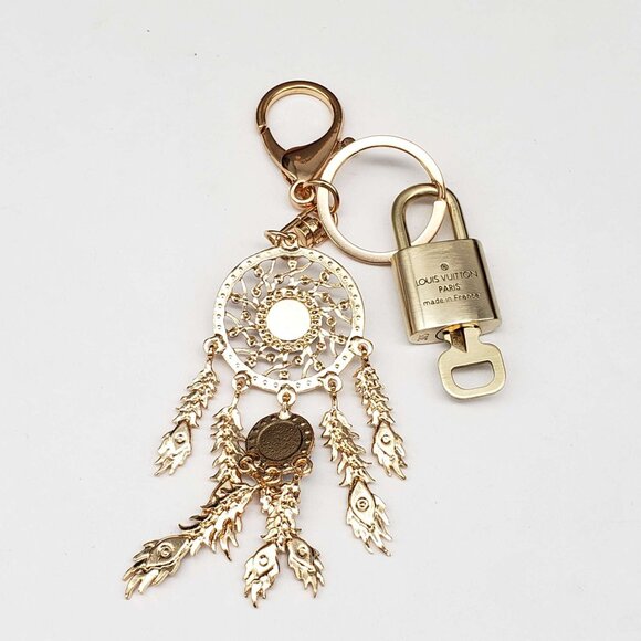 Authentic Louis Vuitton Lock & Key with unbranded Bagcharm, Keycharm, Keychain - Picture 3 of 7